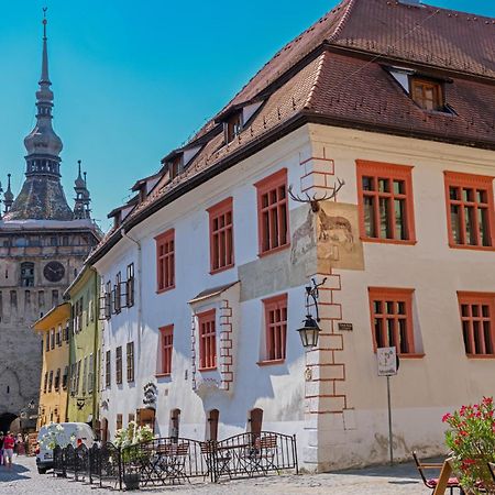 Hotel Casa Cu Cerb Sighişoara Exterior foto