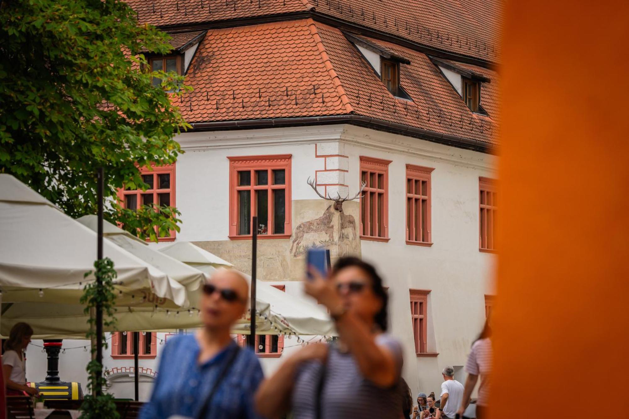 Hotel Casa Cu Cerb Sighişoara Exterior foto